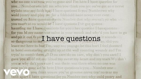 I Have Questions Lyrics - Camila Cabello