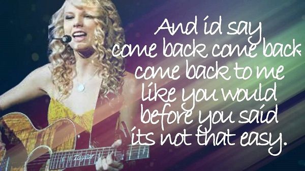 If This Was a Movie Lyrics - Taylor Swift