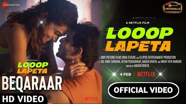 Beqaraar Lyrics - Looop Lapeta