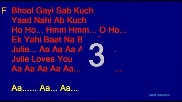 Bhul Gaya Sab Kuch Lyrics - Kishore Kumar