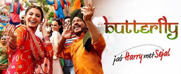 BUTTERFLY LYRICS - Jab Harry Met Sejal