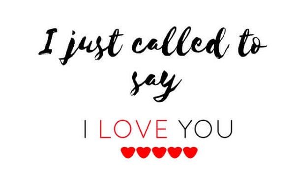 I Just Called To Say I Love You Lyrics - Pentatonix