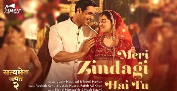 MERI ZINDAGI HAI TU LYRICS - Satyameva Jayate 2